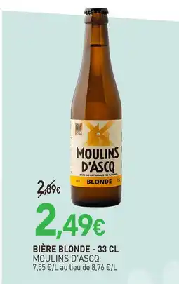 naturéO Moulins d'ascq bière blonde - 33 cl offre