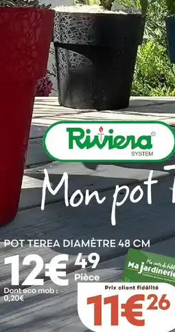 Ma Jardinerie Pot terea diamètre 48 cm offre
