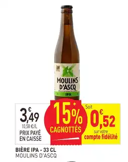 naturéO Moulins d'ascq bière ipa offre