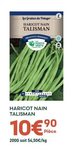 Ma Jardinerie Haricot nain talisman offre