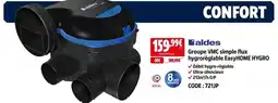 Screwfix Aldes groupe vmc simple flux hygroréglable easyhome hygro offre