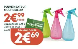 Ma Jardinerie Pulvérisateur multicolor offre