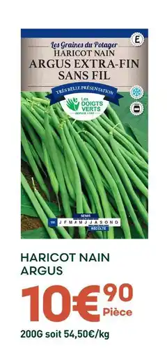 Ma Jardinerie Les doigts verts haricot nain argus offre