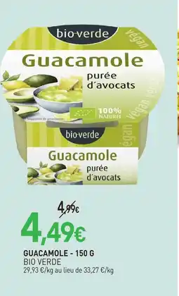 naturéO Bio verde guacamole offre