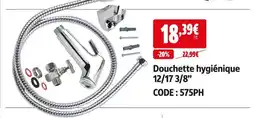 Screwfix Douchette hygiénique 12/17 3/8” offre