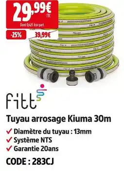 Screwfix Tuyau arrosage kiuma 30m offre