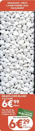 Ma Jardinerie Gravillons blanc calcaire offre