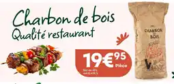 Ma Jardinerie Valbois charbon de bois qualité restaurant offre