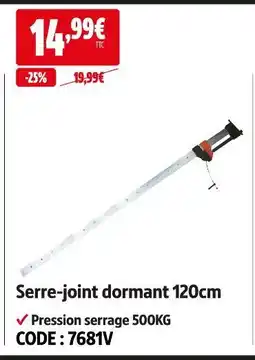 Screwfix Serre-joint dormant 120cm offre