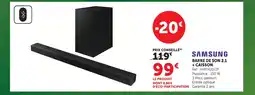 Hyper U Samsung barre de son 2.1 + caisson offre