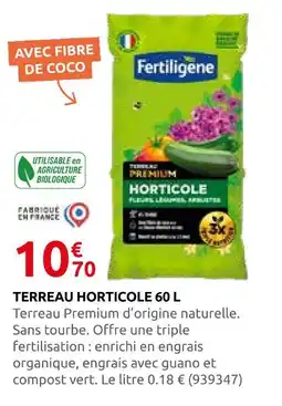 Rural Master Fertiligene terreau horticole 60 l offre