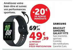 Hyper U Samsung bracelet galaxy fit3 offre