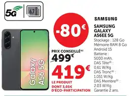 Hyper U Samsung galaxy a56ee 5g offre