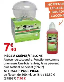 Rural Master Ecogene piège à guêpes/frelons offre
