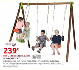 Rural Master Portique yuko offre