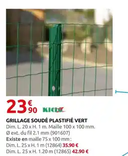 Rural Master Grillage soudé plastifié vert offre