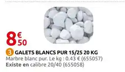 Rural Master Galets blancs pur 15/25 offre