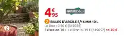 Rural Master Natur déco billes d'argile 8/16 mm 10 l offre
