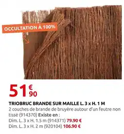 Rural Master Triobruc brande sur maille offre