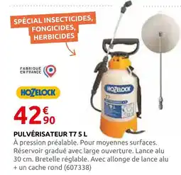 Rural Master Hozelock pulvérisateur t7 5 l offre