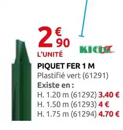 Rural Master Piquet fer 1 m offre