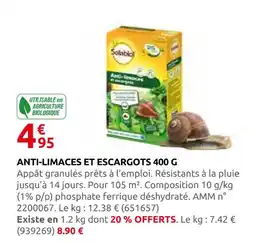 Rural Master Solabiol anti-limaces et escargots offre