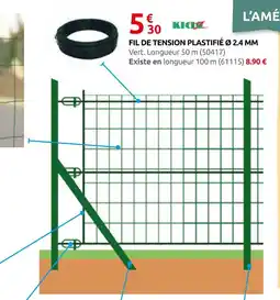 Rural Master Klip fil de tension plastifié ø 2.4 mm offre