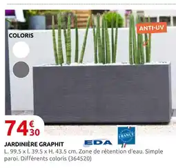 Rural Master Eda jardinière graphit offre