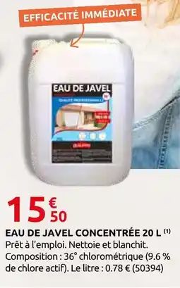 Rural Master Eau de javel concentrée 20 l offre