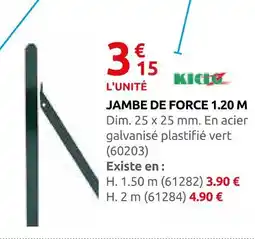 Rural Master Jambe de force 1.20 m offre