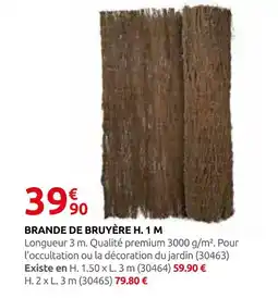 Rural Master Brande de bruyère h. 1 m offre
