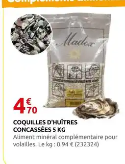 Rural Master Coquilles d'huîtres concassées offre