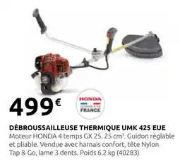 Rural Master Débroussailleuse thermique umk 425 eue offre
