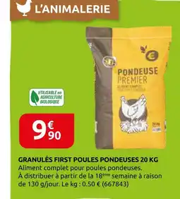 Rural Master Granulés poules pondeuses 20 kg offre