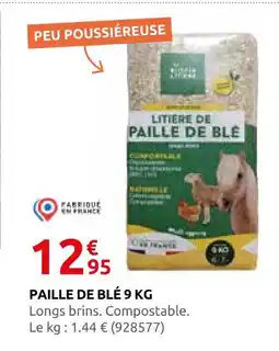 Rural Master Litière de paille de blé offre