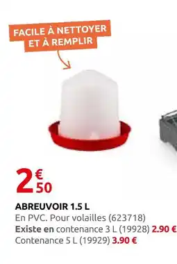 Rural Master Abreuvoir 1.5 l offre