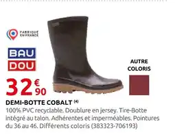 Rural Master Baudou demi-botte cobalt offre