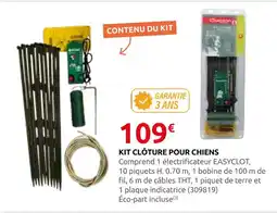 Rural Master Easyclot kit clôture pour chiens offre