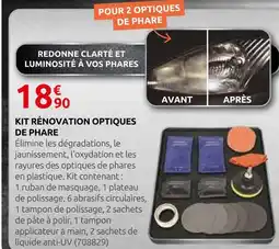Rural Master Kit rénovation optiques de phare offre