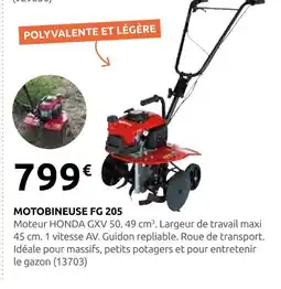 Rural Master Honda motobineuse fg 205 offre