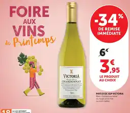 Super U Victoria pays d'oc igp offre