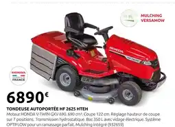 Rural Master Honda tondeuse autoportée hf 2625 hteh offre