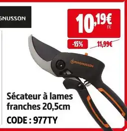 Screwfix Magnusson sécateur à lames franches offre