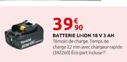 Rural Master Makita batterie li-ion 18 v 3 ah offre