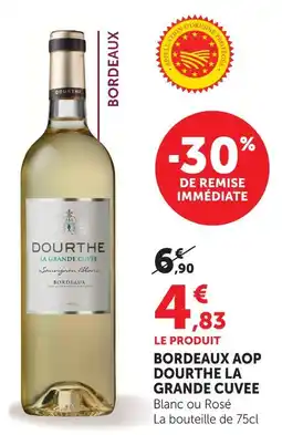 Super U Dourthe la grande cuvée bordeaux aop offre