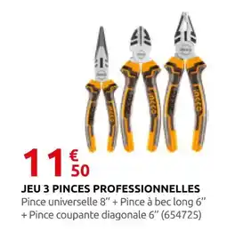 Rural Master Jeu 3 pinces professionnelles offre