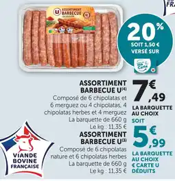 Super U U assortiment barbecue offre