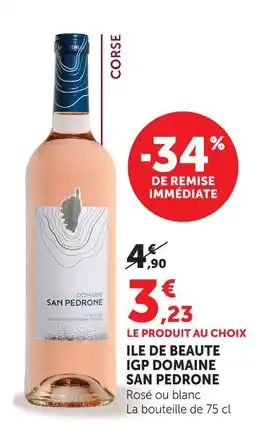 Super U Domaine san pedrone ile de beaute igp offre