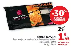 Super U Tanoshi ramen offre