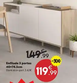 Maxi Bazar Enfilade 3 portes offre